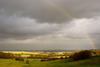 Rainbow on Boars Hill, Oxford, England, UK Nikon D200 with 18-70mm at 1/125s and f/8 